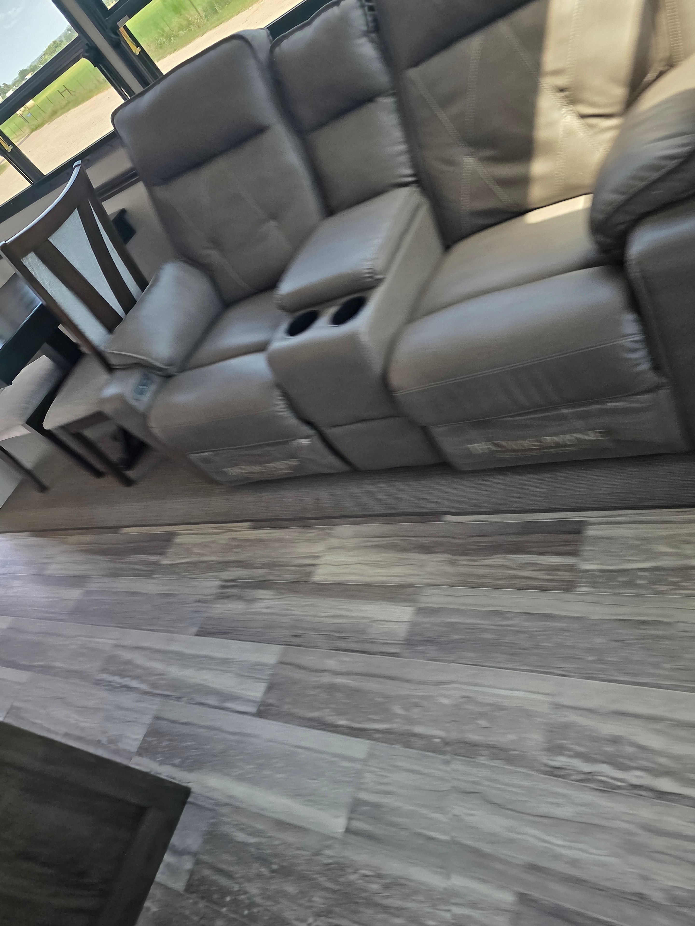 2021 Yukon Dutchmen 320RL – theater seating close-up