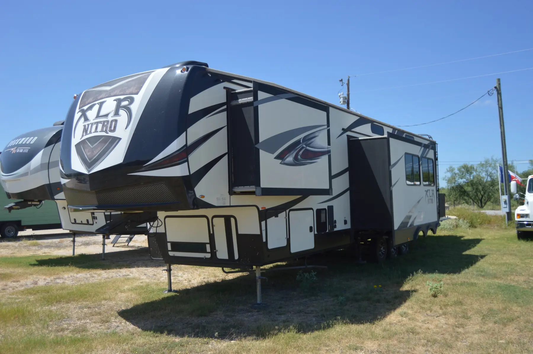 2017 Forest River XLR Nitro 42DS5 fifth-wheel toy hauler exterior