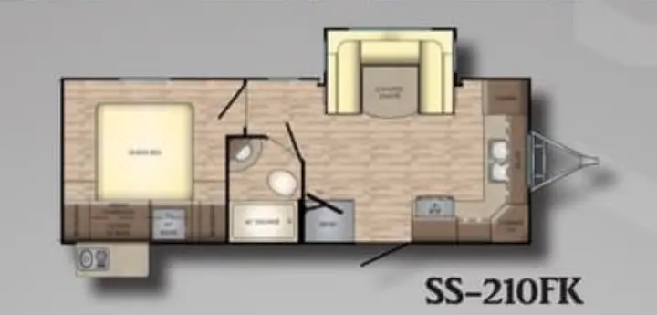 Official 2018 CrossRoads Sunset Trail Super Lite SS-210FK floorplan